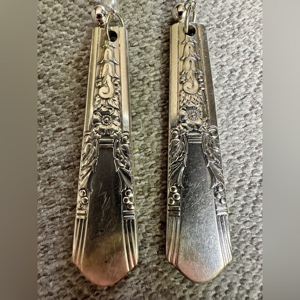 Silverware Earrings - Picture 5 of 9